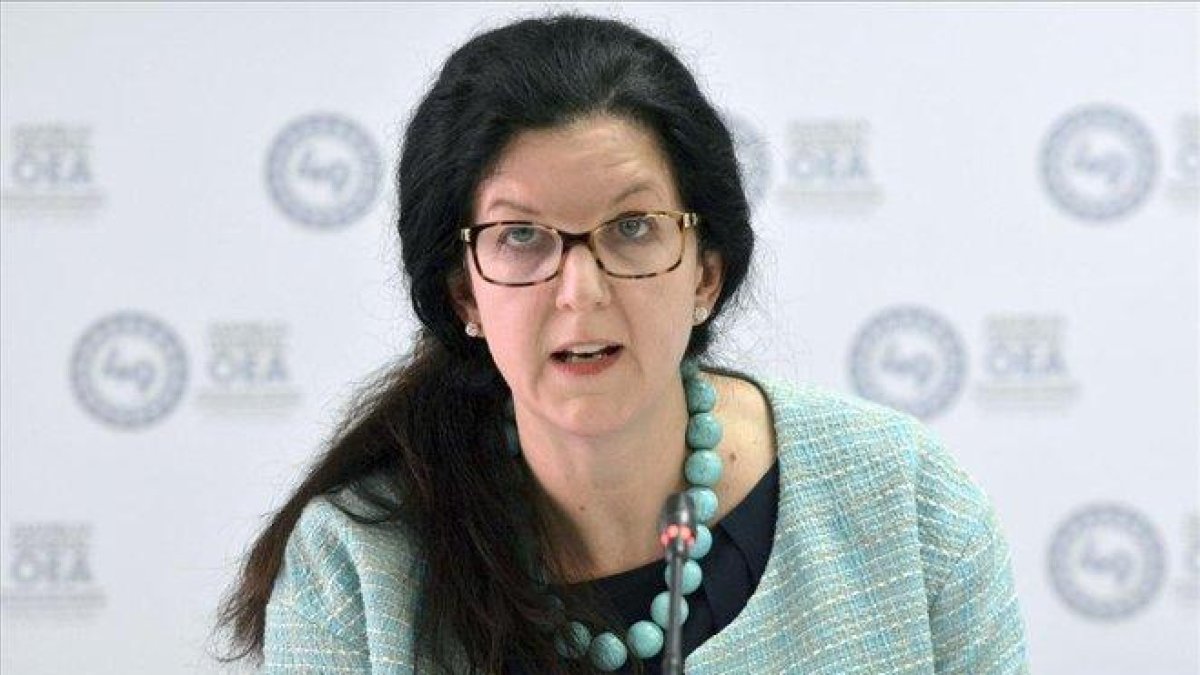 Kimberly Breier, durante una conferencia.-AP / LUIS BENAVIDES
