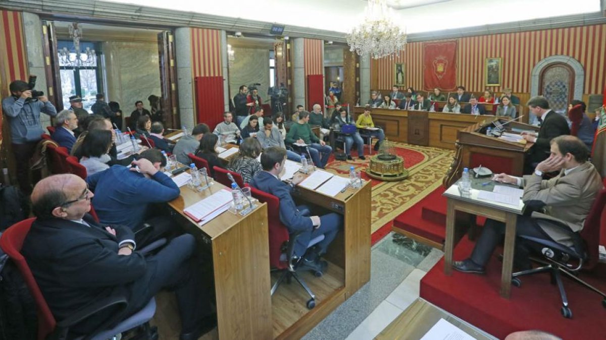 La votación válida sobre el presupuesto se producirá en el Pleno de este viernes.-RAÚL G. OCHOA