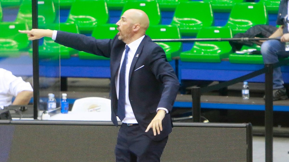 Joan Peñarroya, durante un partido. SANTI OTERO
