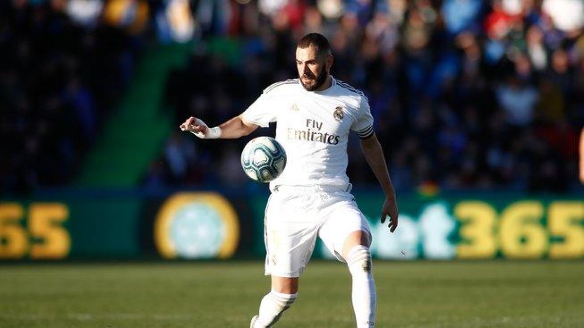 El madridista Karim Benzema durante el último partido del Madrid.-EUROPA PRESS