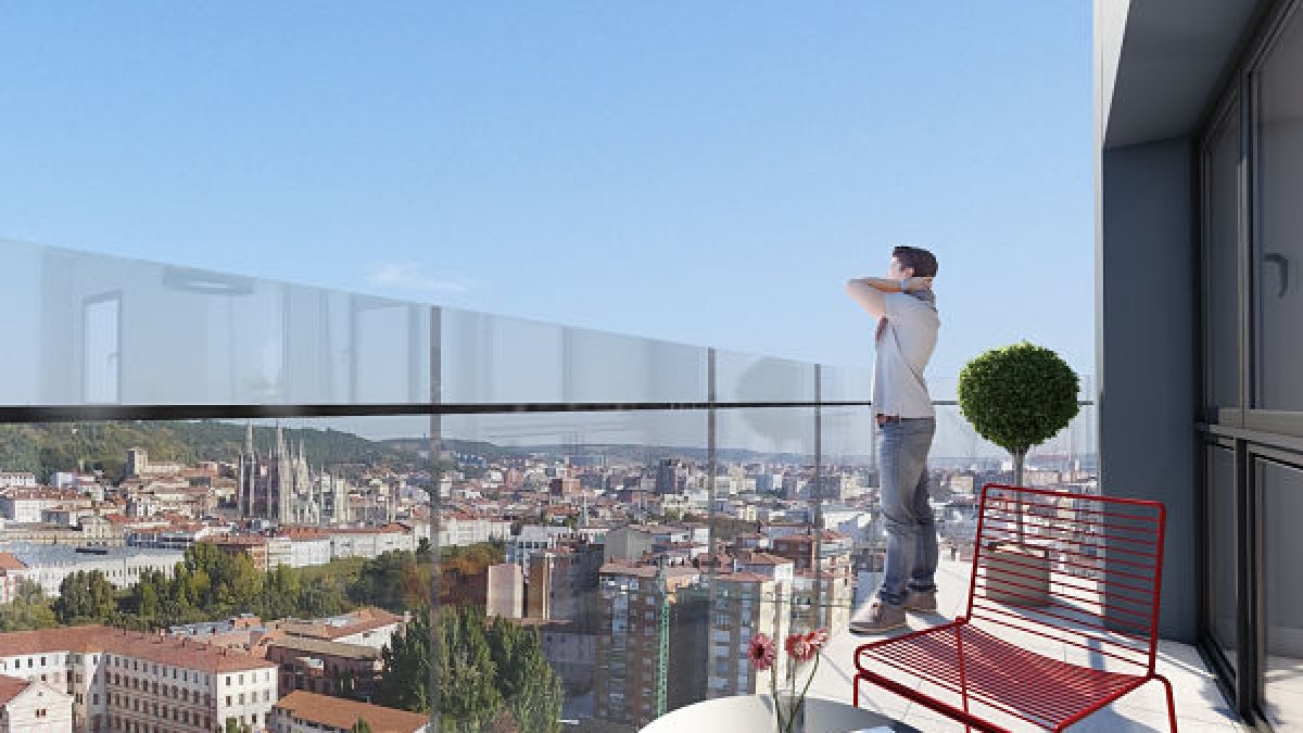 Recreación del proyecto de Torre Panorama. ECB