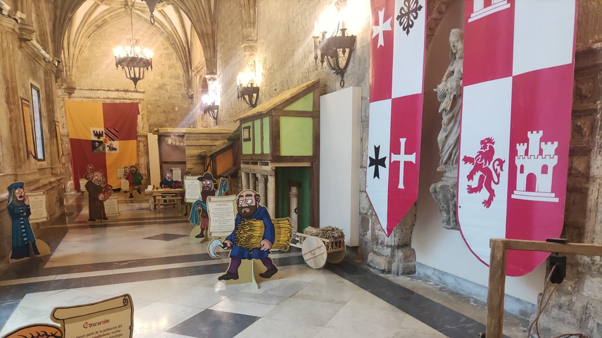 Escenario creado para la nueva edición del salón, dedicado a la Edad Media. ECB