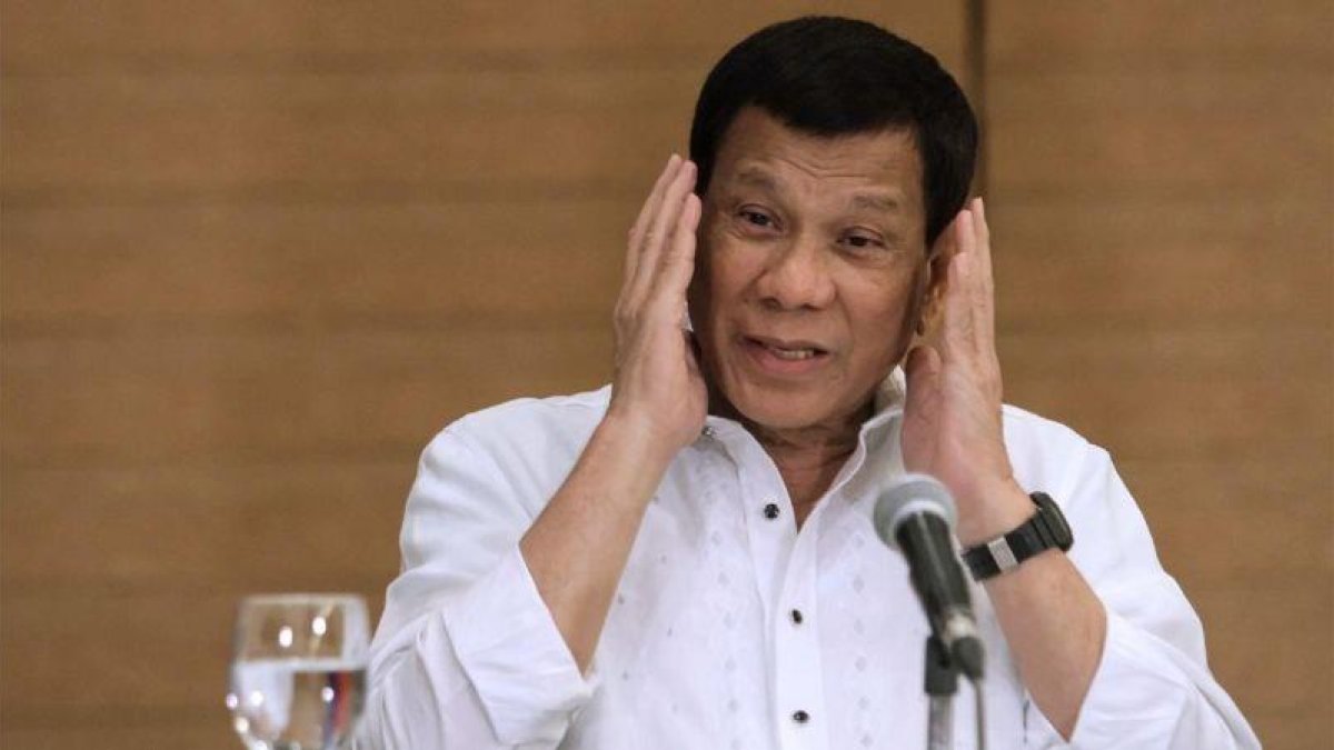 El presidente de Filipinas Rodrigo Duterte.-AFP
