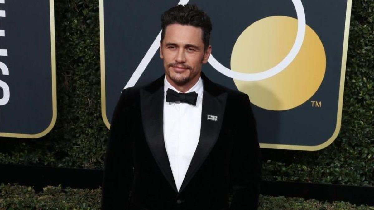 El actor James Franco en la 75 edición de los Globos de Oro en los Ángeles, el pasado domingo, 7 de enero.-MIKE NELSON