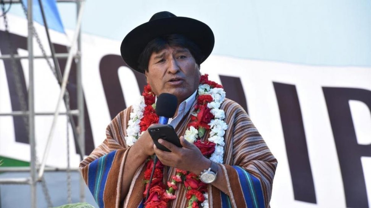 Evo Morales en un acto políticop en Cochabamba.-/ REUTERS