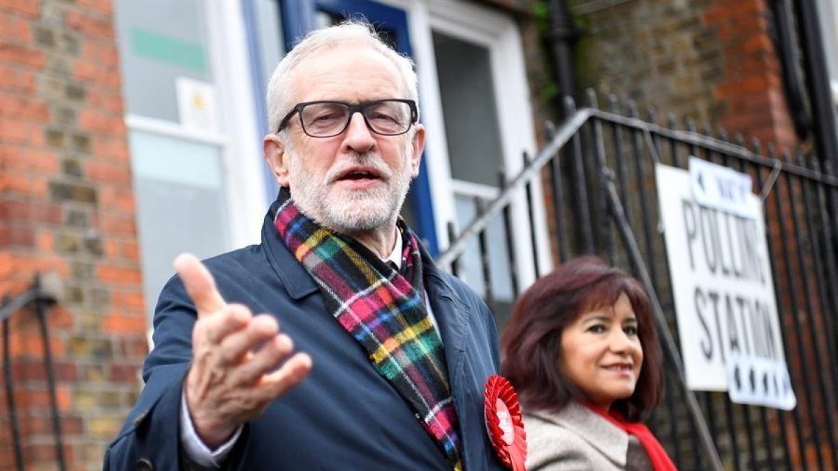 Corbyn, este jueves en Londres.-EFE / EPA / NEIL HALL