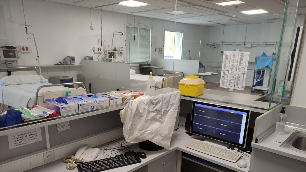 La ocupación en planta de los hospitales en la provincia es de 7,61%. L. V.