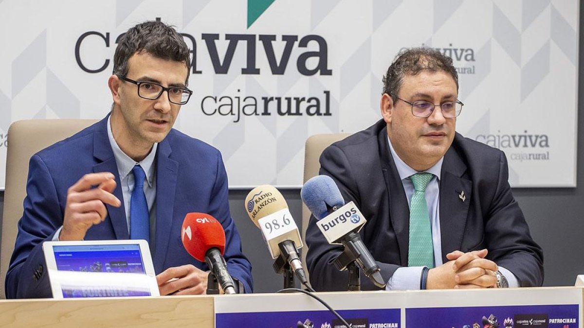 Rubén Martínez y Germán Martínez durante la rueda de prensa.-SANTI OTERO