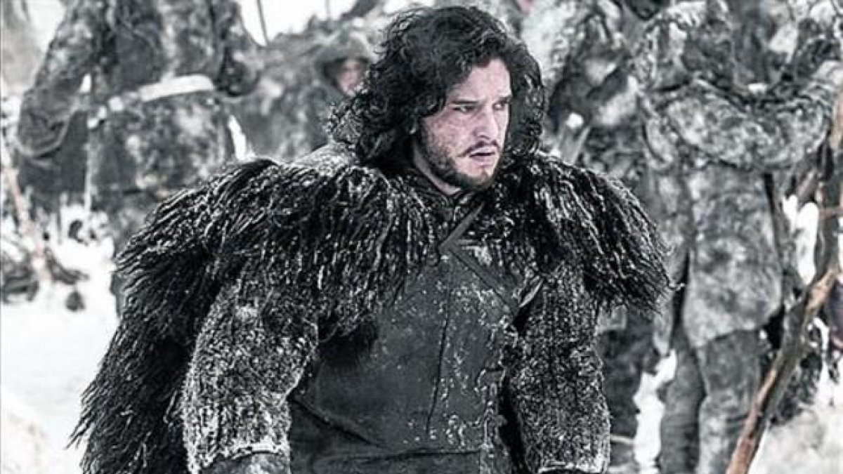 Kit Harington, como Jon Nieve, en 'Juego de tronos'.-ARCHIVO