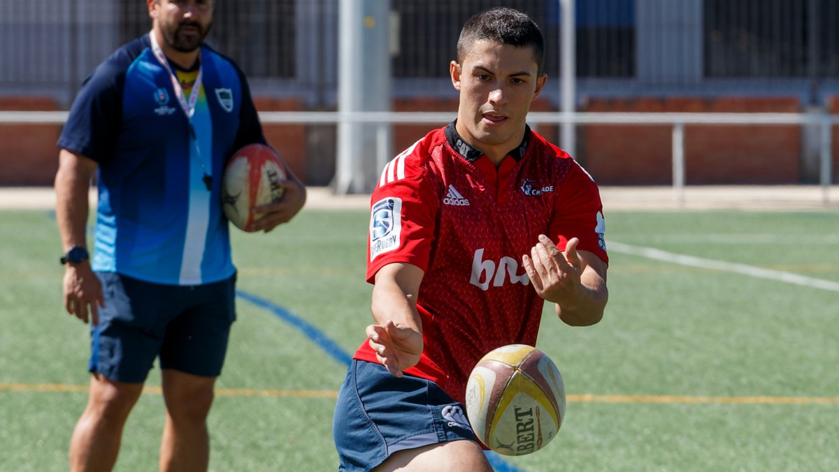 Pablo Rascón, en un entrenamiento. SANTI OTERO