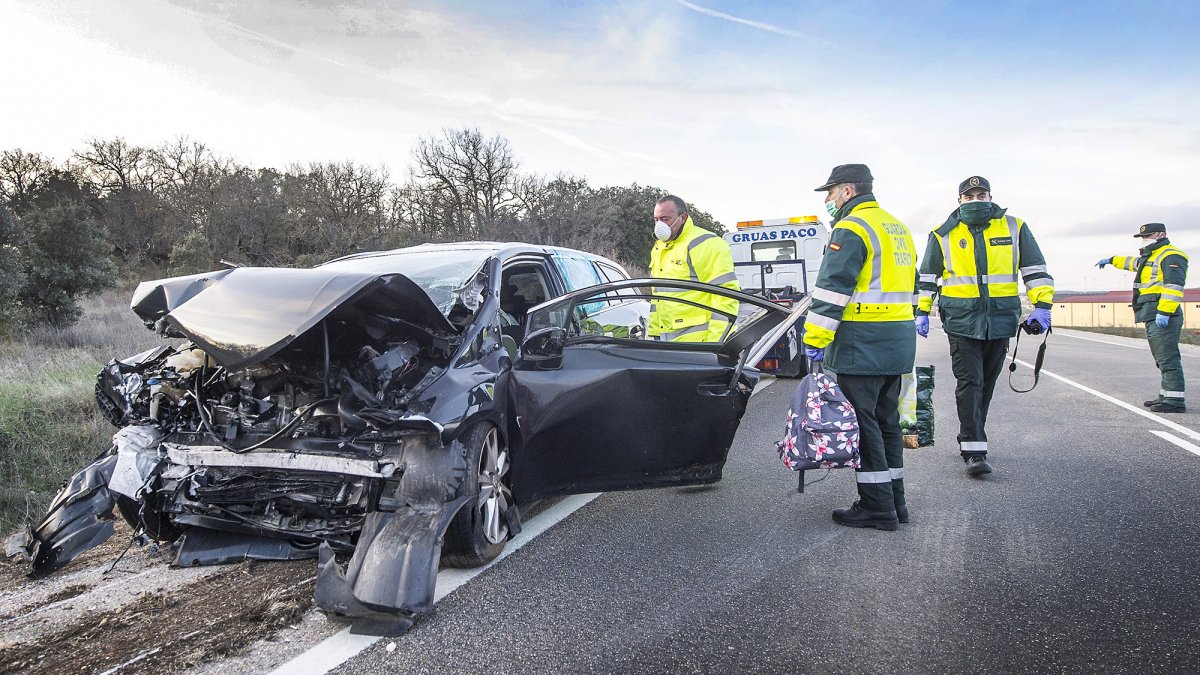 La N-234 fue la carretera en la que más accidentes mortales se registraron el pasado año. ISRAEL L. MURILLO