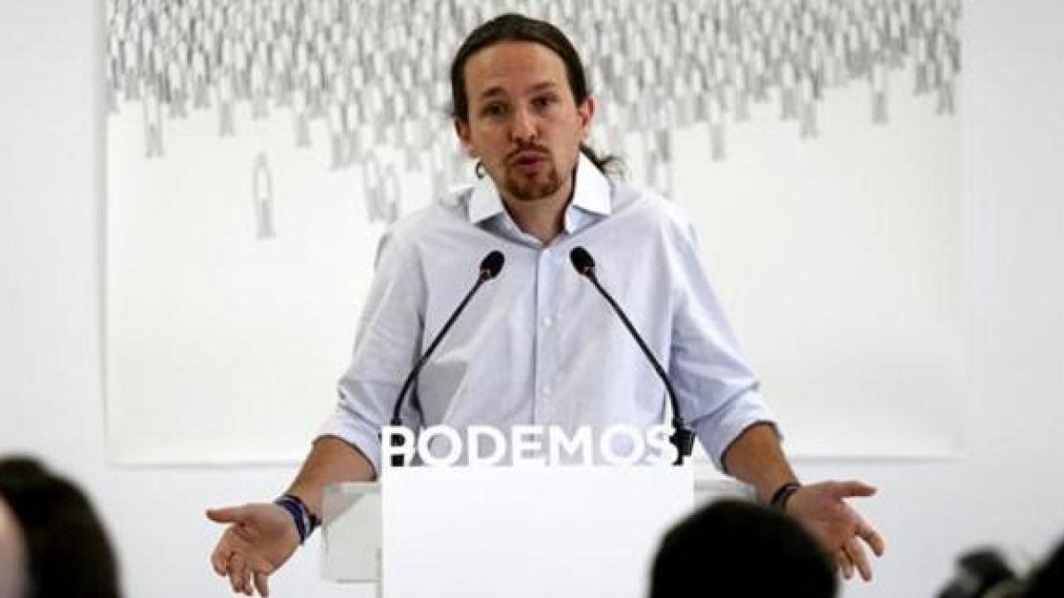 El candidato de Podemos a las generales, Pablo Iglesias, en una foto de archivo.-DAVID CASTRO