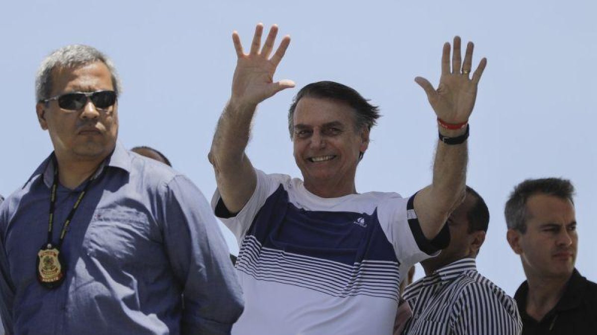 El presidente electo brasileño Bolsonaro.-AP