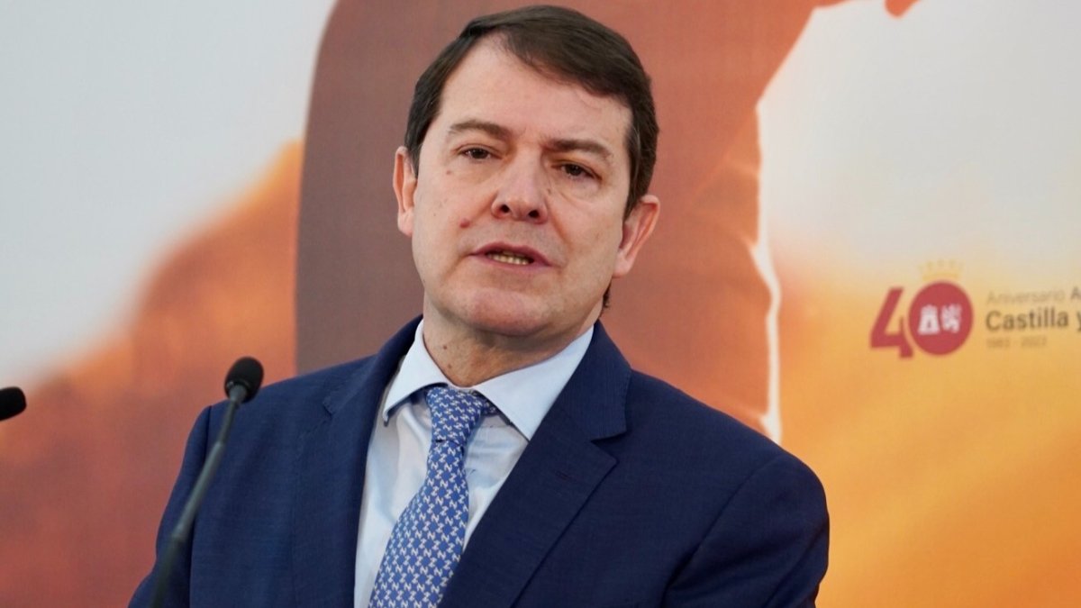 El presidente de la Junta de Castilla y León, Alfonso Fernández Mañueco.- ICAL