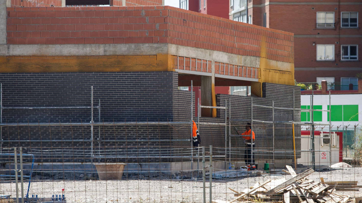 La obra del Centro de Salud del Silo, en una imagen de septiembre. TOMÁS ALONSO