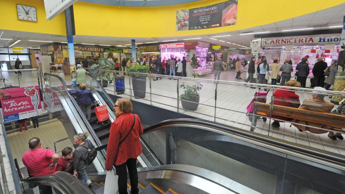 Estado actual del interior del Mercado Norte.