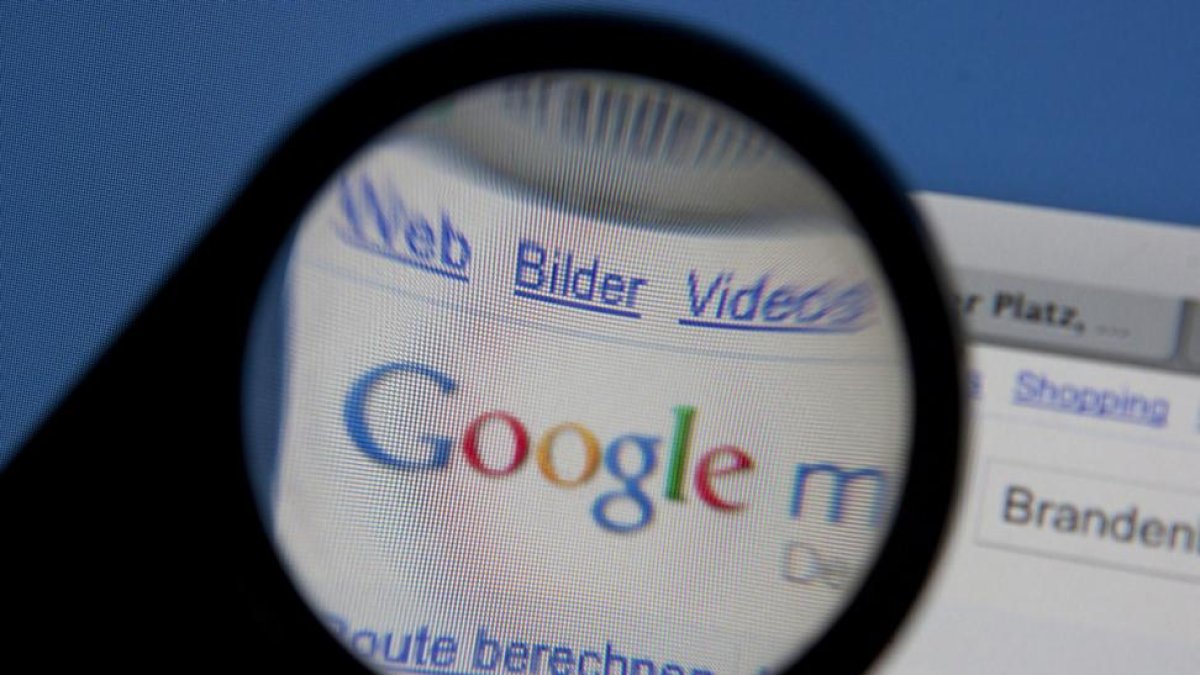 La página de Google.-