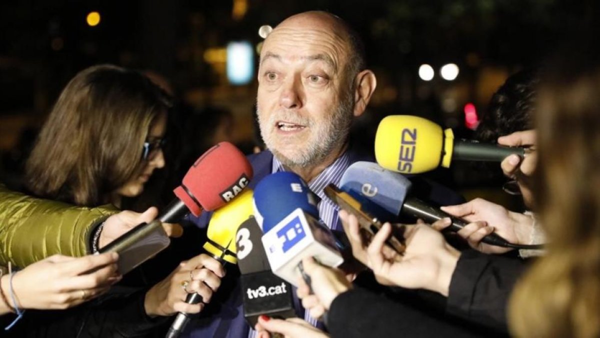 El nuevo fiscal general del Estado, José Manuel Maza, este viernes, 11 de noviembre, en Barcelona.-FERRAN NADEU