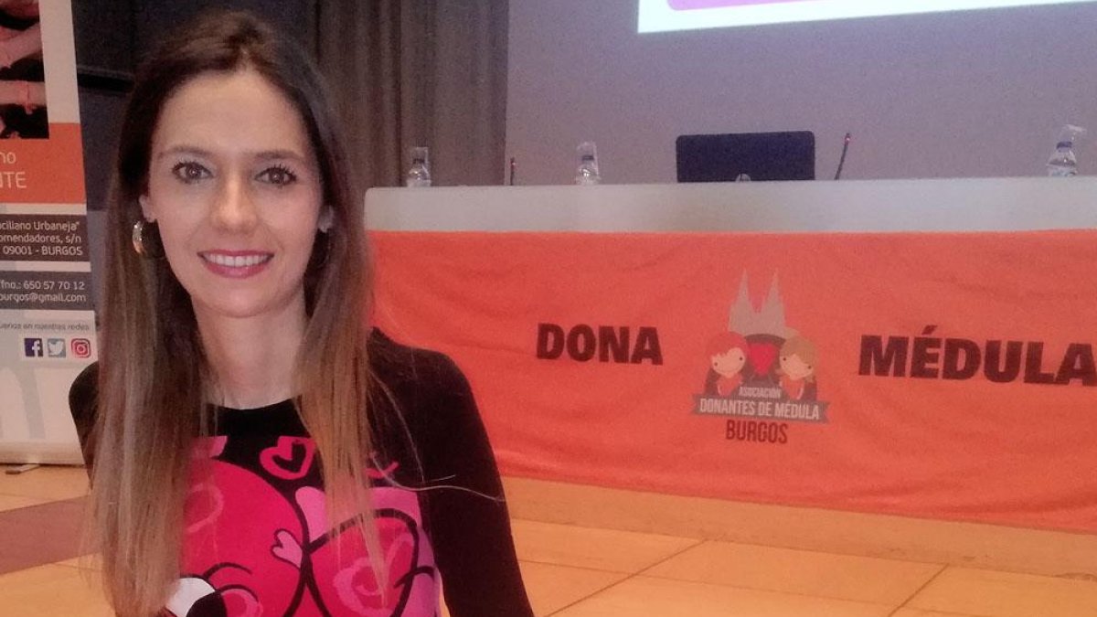 La periodista burgalesa Jimena Bañuelos asistió ayer a la primera jornada de Admobu.-D.S.M.