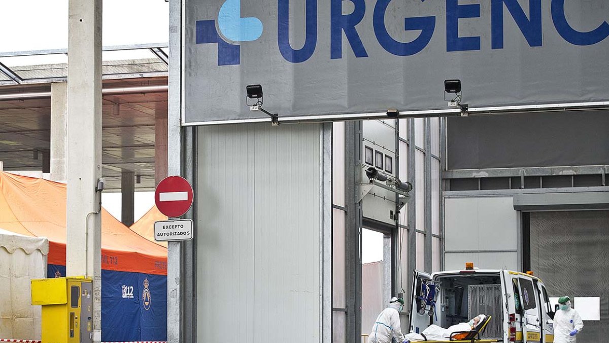 Imagen de un ingreso en Urgencias del HUBU. ECB