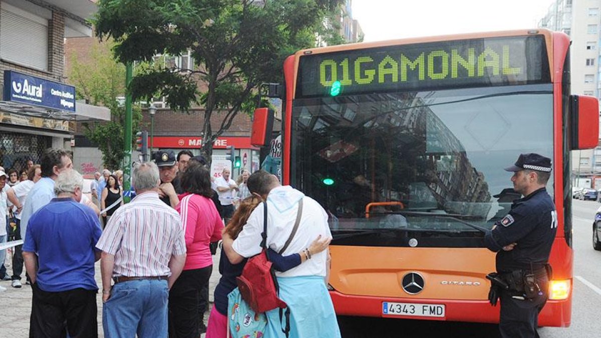 El incidente se registró en la calle Vitoria.-ISRAEL L. MURILLO