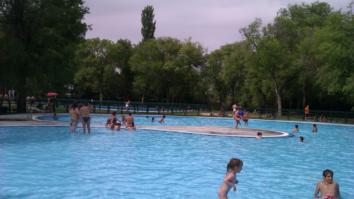 Imagen de la piscina de La Calabaza. L. V.