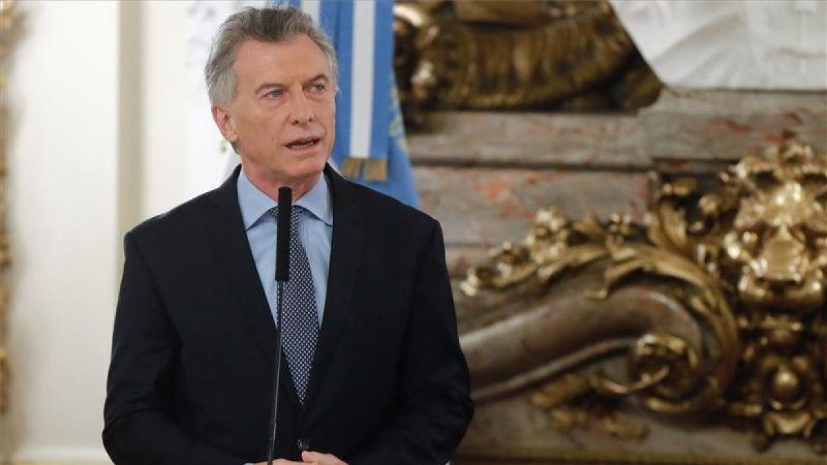 El presidente argentino, Mauricio Macri.-JUAN IGNACIO RONCORONI