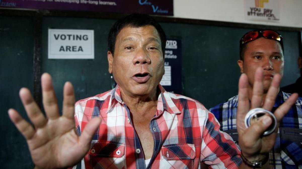 El nuevo presidente de Filipinas, Rodrigo Duterte.-REUTERS / ERIK DE CASTRO