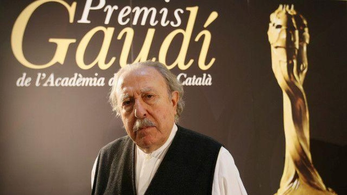Jaime Camino recibió el premio Gaudí honorífico de la Acadèmia de Cinema Català en el 2009.-