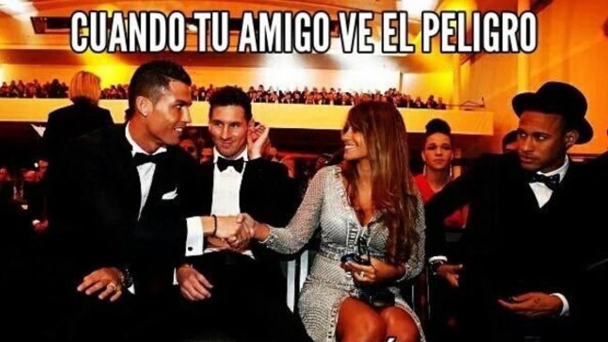 Los 'memes' reinaron la gala del Balón de Oro.-TWITTER