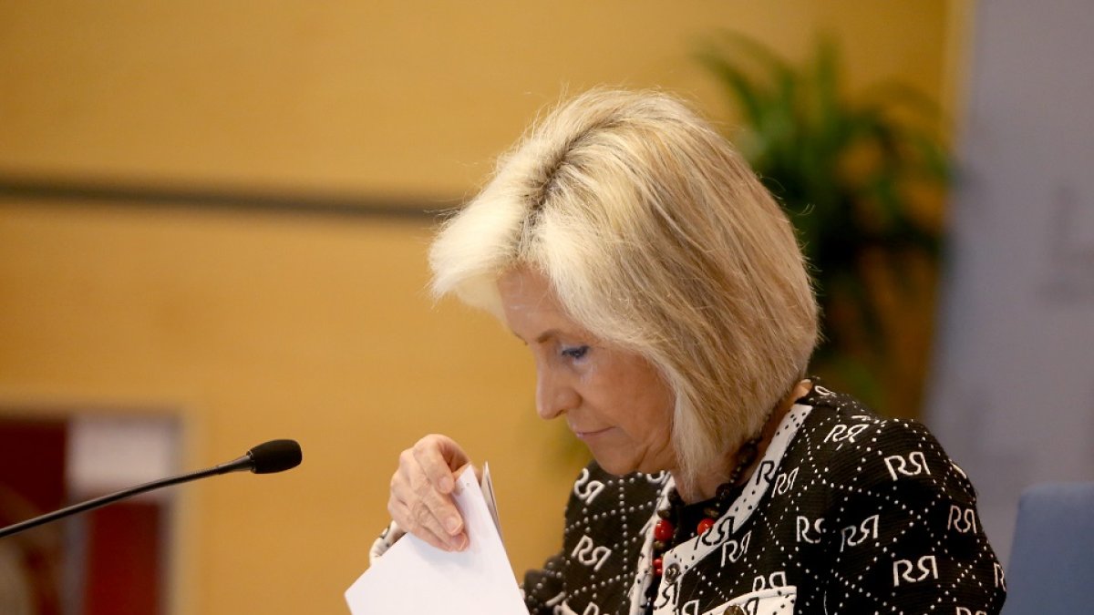 La consejera de Sanidad, Verónica Casado. ICAL