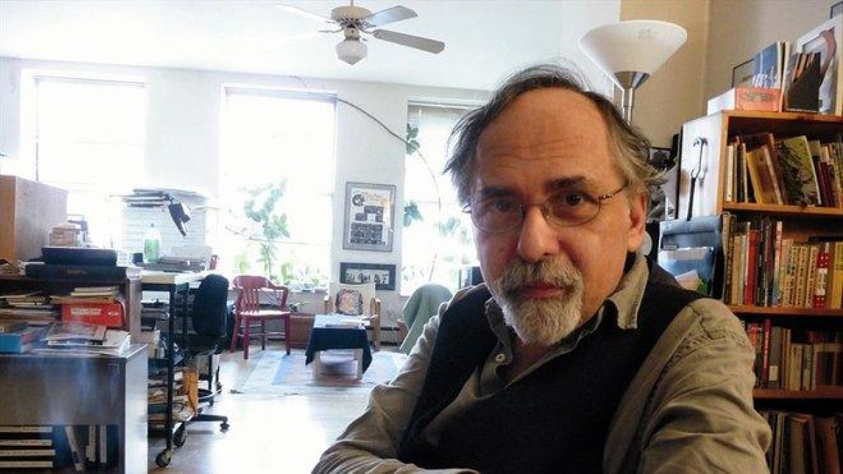 El historietista Art Spiegelman, en su estudio.-NADJA SPIEGELMAN
