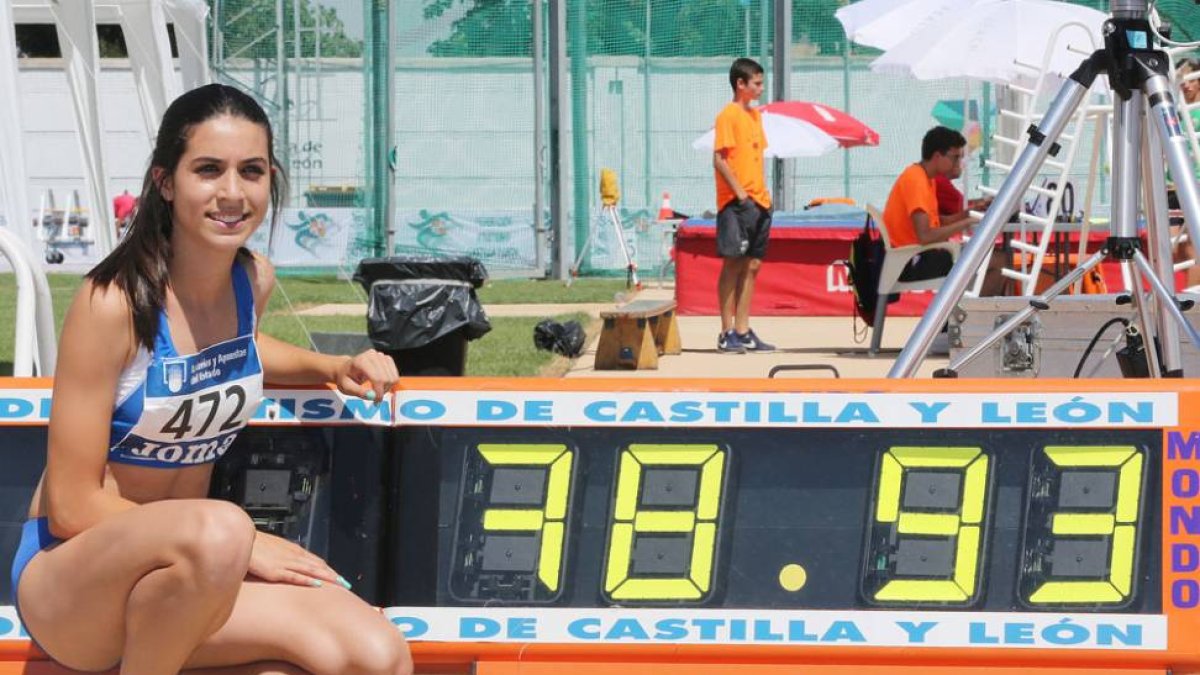 Eva Santidrián se encumbró el pasado fin de semana en Valladolid con dos entorchados nacionales-ECB
