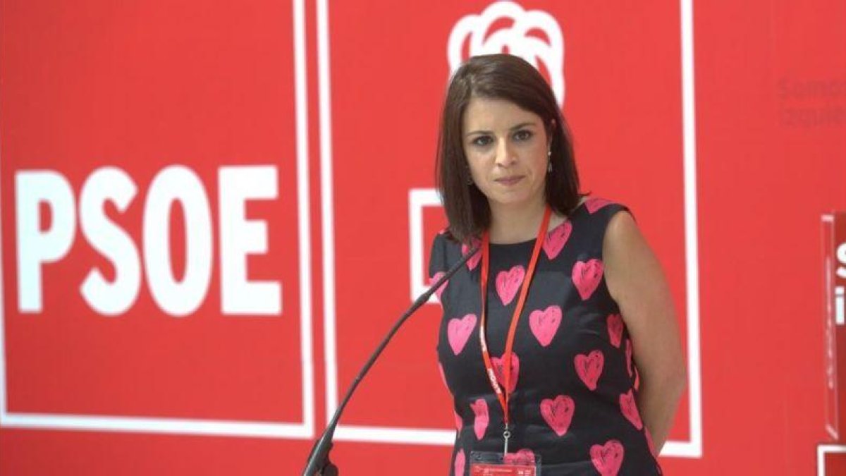 La vicesecretaria general del PSOE, Adriana Lastra, será la portavoz en la comisión territorial.-DAVID CASTRO