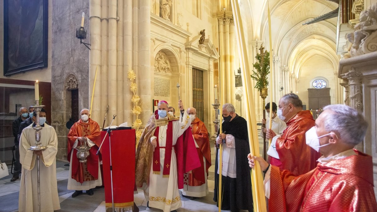Celebracion del Domingo de Ramos en la Catedral. SANTI OTERO