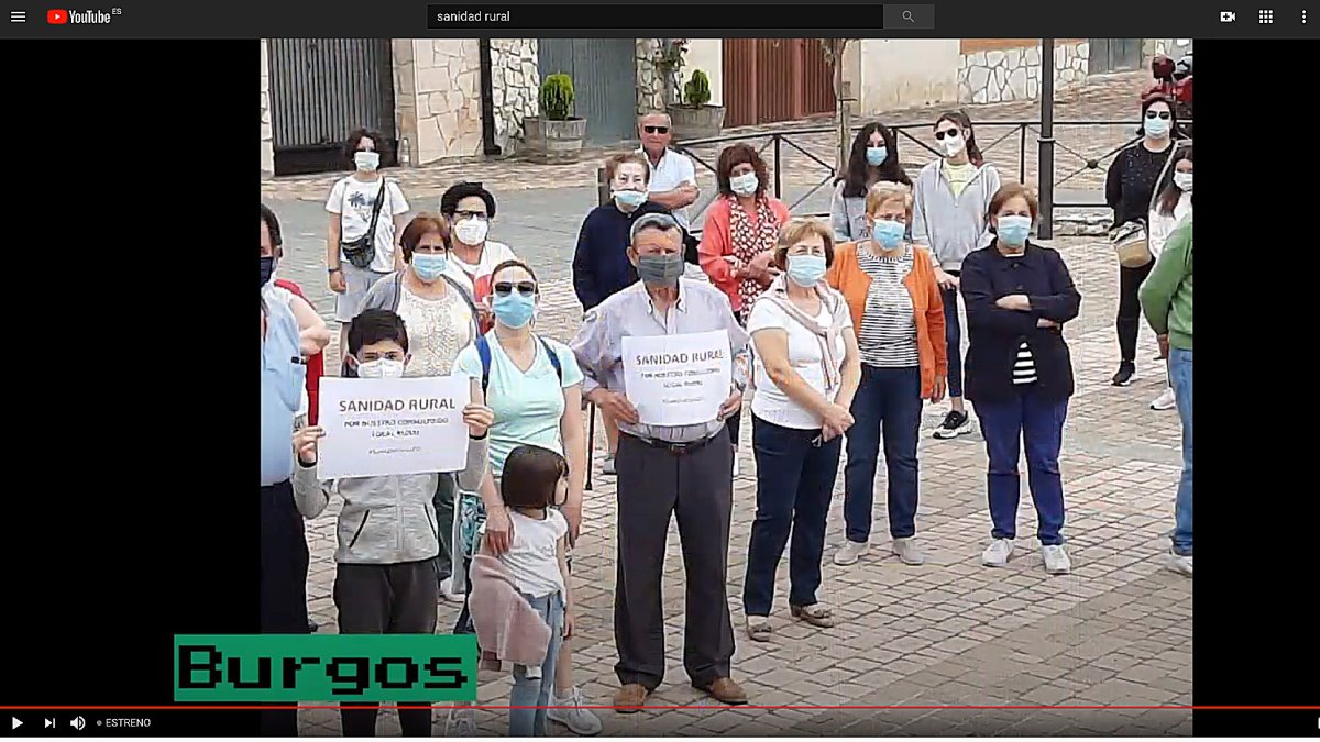 Imagen de una movilización en Burgos. ECB.