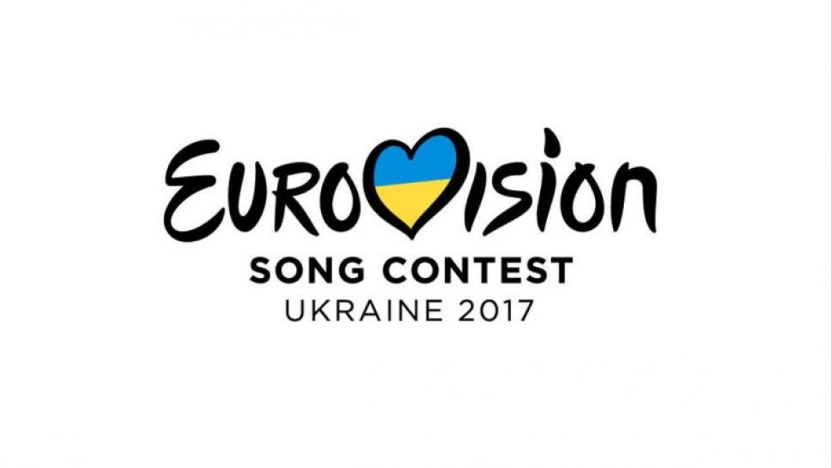 Logo de la próxima edición del Festival de Eurovisión, que se celebrará en mayo en Kiev (Ucrania).-