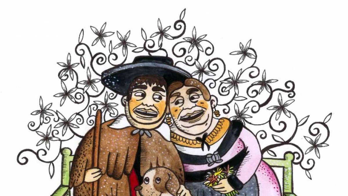 Dibujo de Elsa Ahíta que ilustra la portada.-Elsa Ahíta