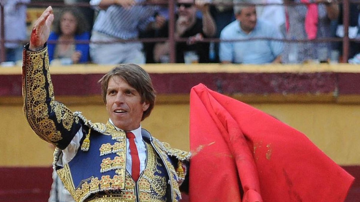 El conocido torero durante una de sus actuaciones.-ECB