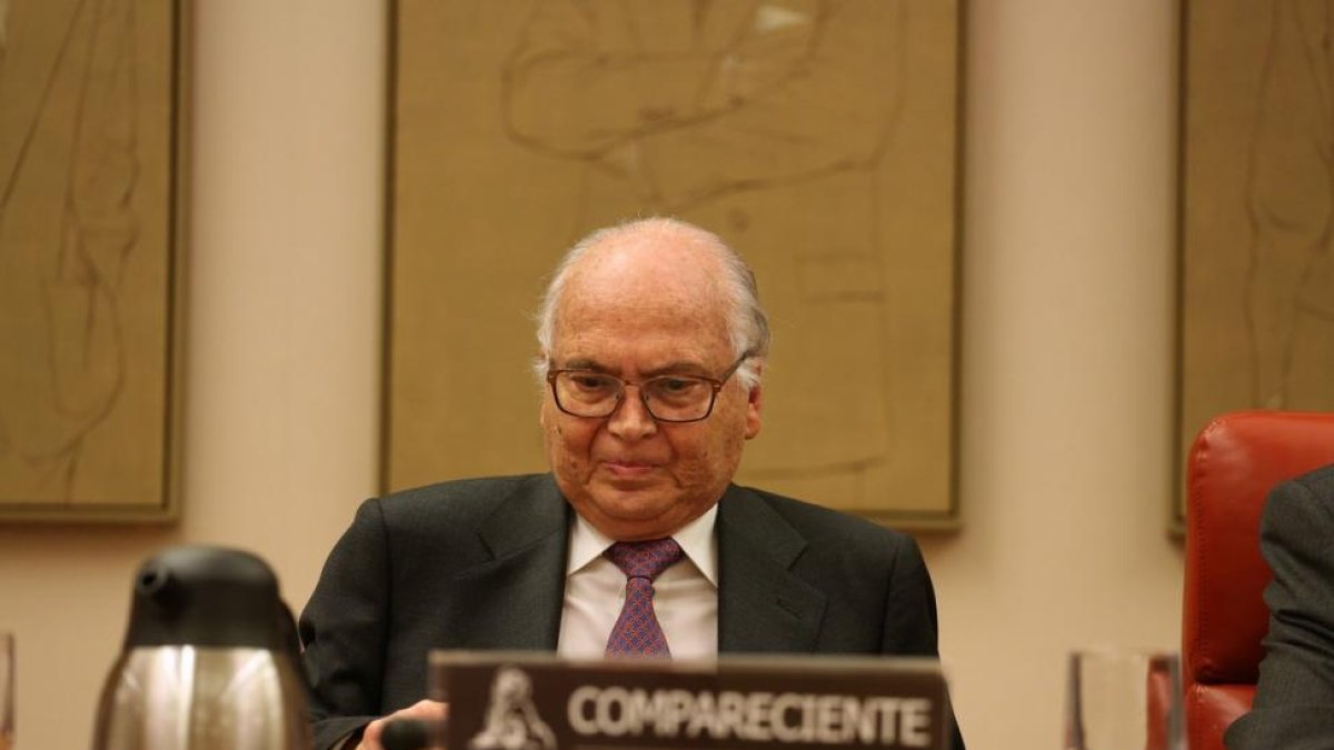 Comisión Constitucional donde compareció el presidente de la Junta Electoral Central, Carlos Granado-DAVID CASTRO