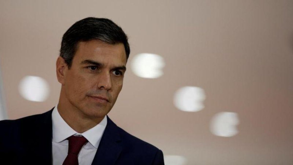 Pedro Sánchez, el pasado viernes en San José de Costa Rica.-EFE / JUAN CARLOS ULATE  