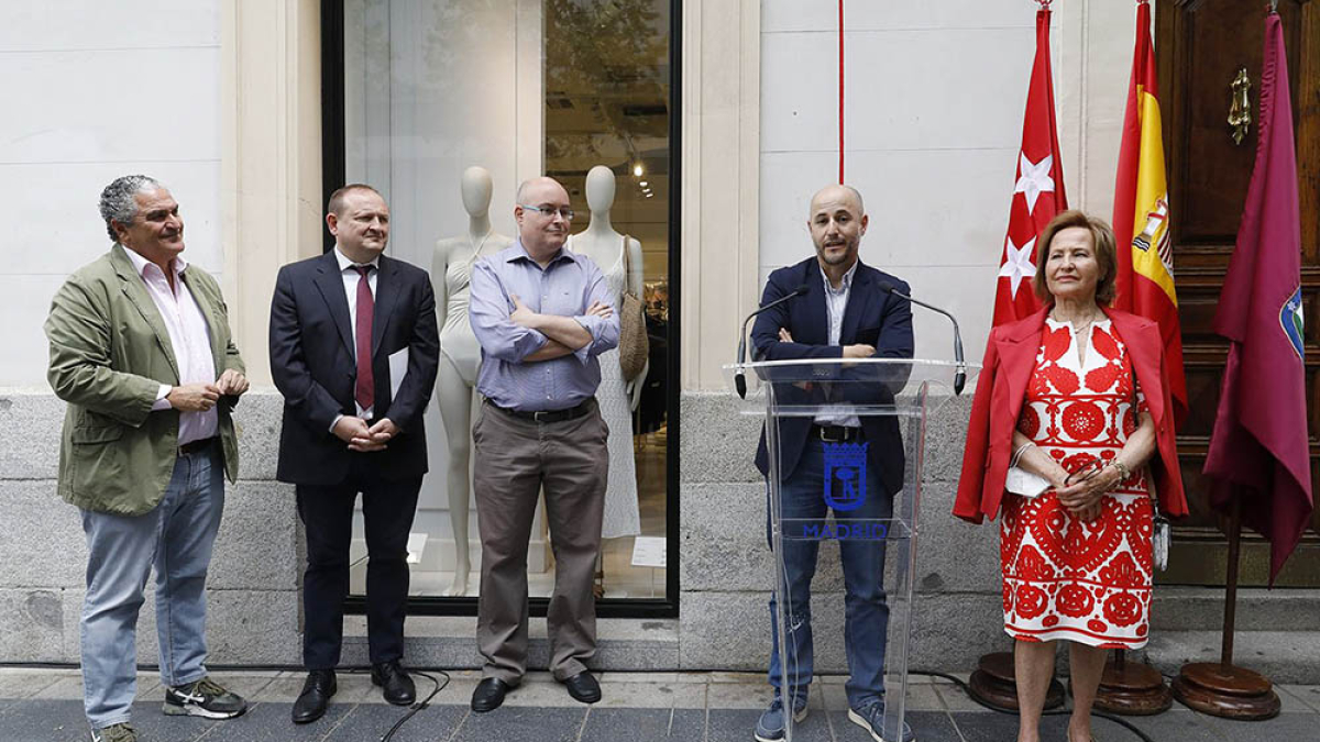 De izq. a dcha.: Javier Ramírez, Miguel Ángel Redondo, Bruno Molina, Sergio Molina y Elvira Primavera. AYTO. DE MADRID