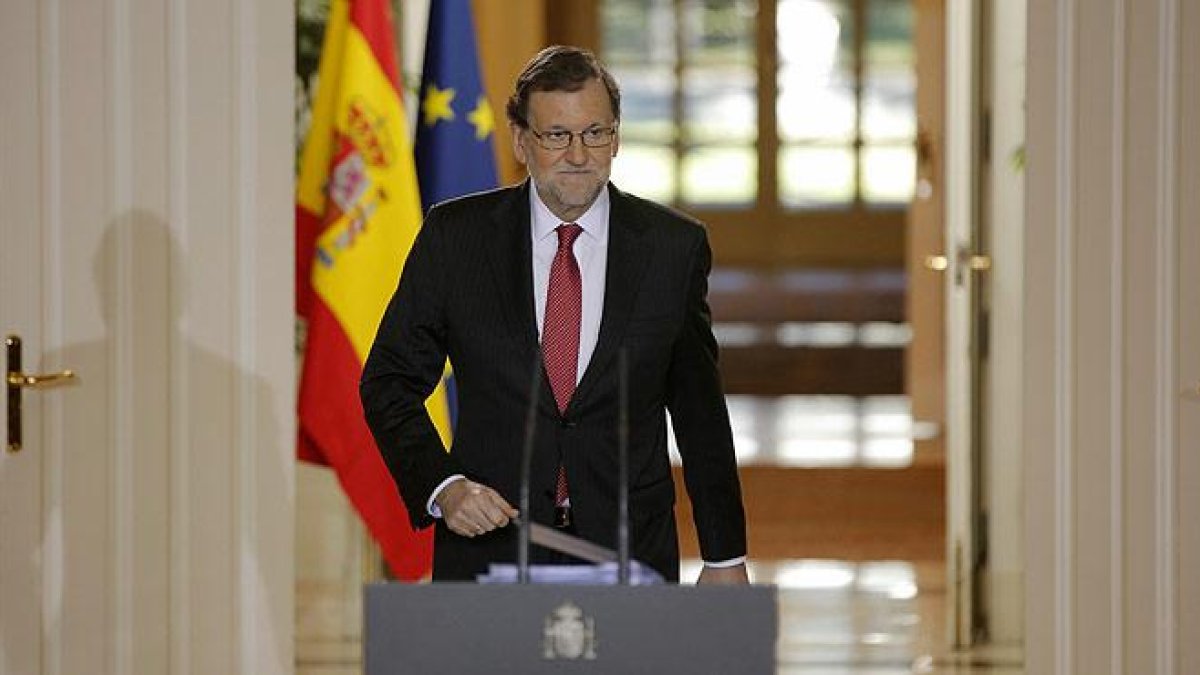 Rajoy apela al diálogo en su balance del año 2016.-JOSÉ LUIS ROCA