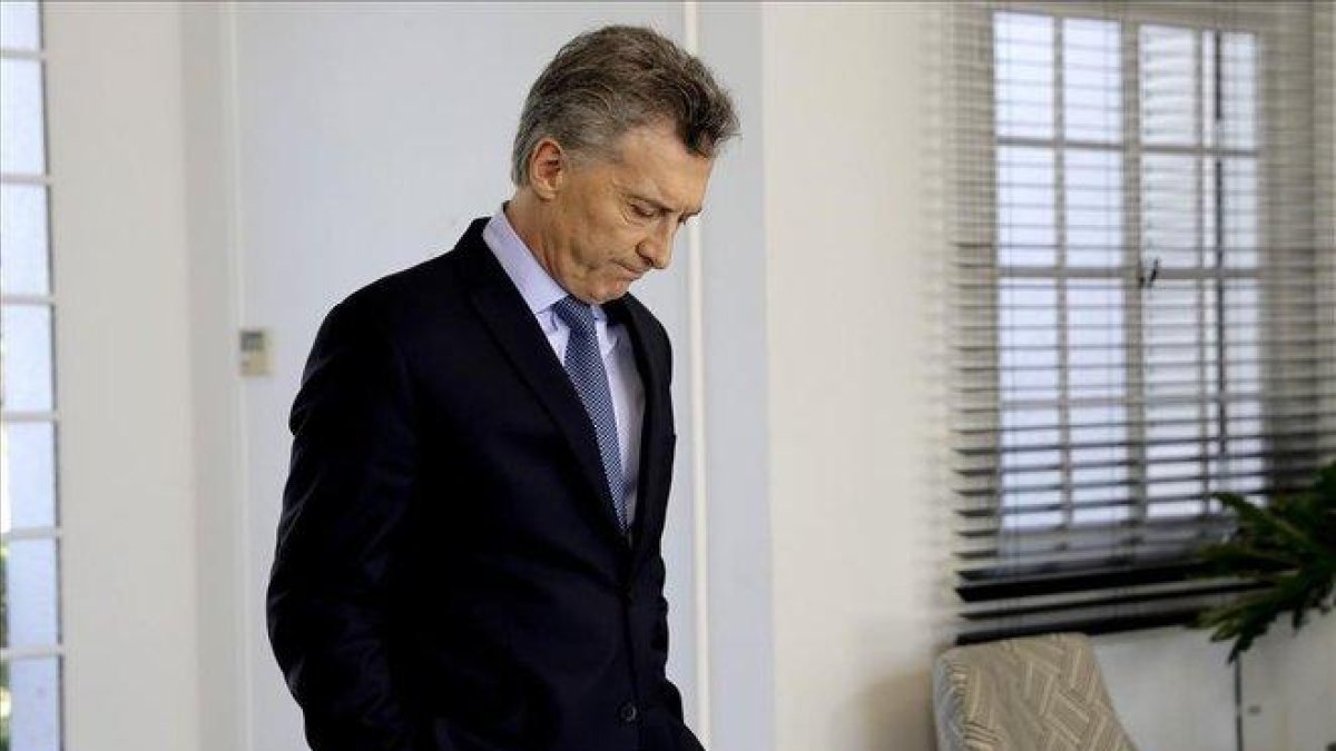 El presidente de Argentina, Mauricio Macri.-NATACHA PISARENKO (AFP)