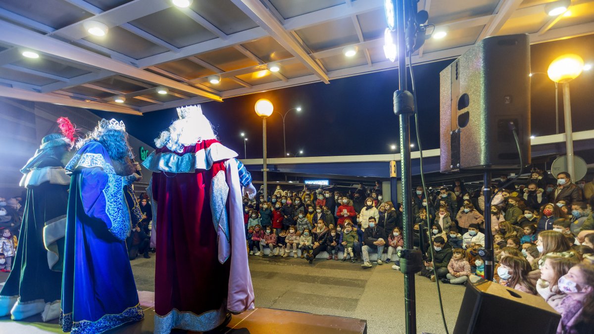 Imagen de los Reyes Magos en Parque Burgos. SANTI OTERO