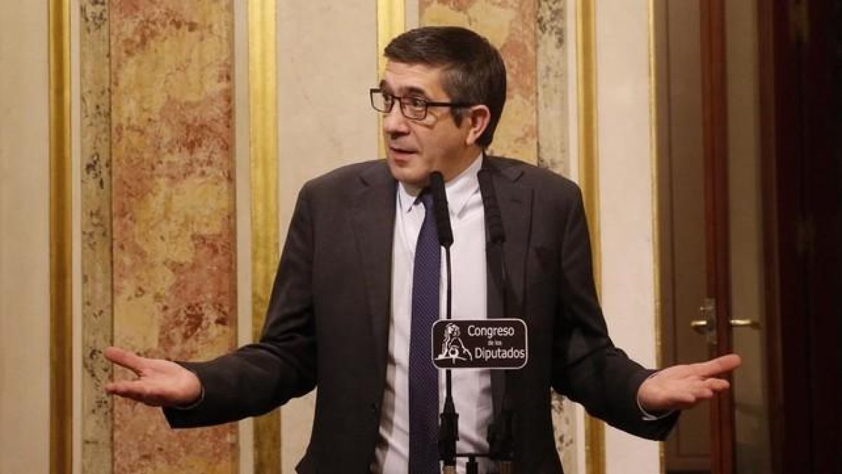 -El presidente del Congreso, Patxi López.