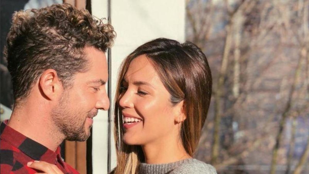 David Bisbal y Rosana Zanetti.-INSTAGRAM