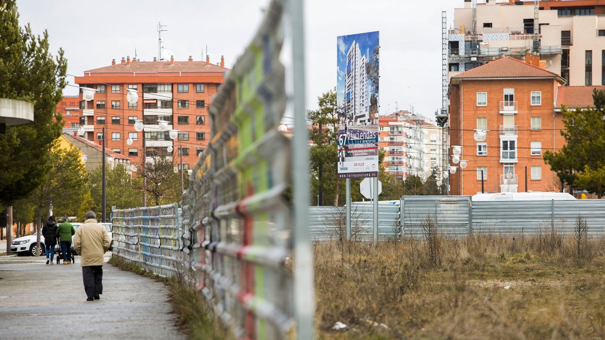 Terrenos en los que se iba a levantar Torre Panorama. TOMÁS ALONSO