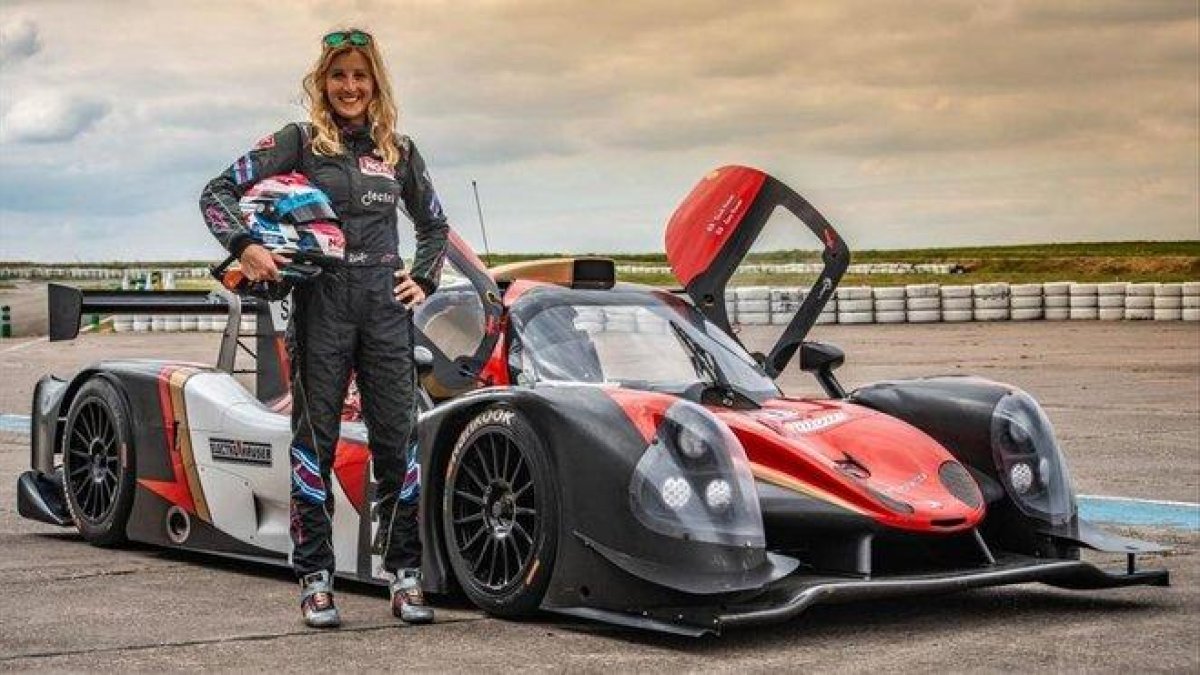 Charlie Martin, en el circuito Le Mans.-