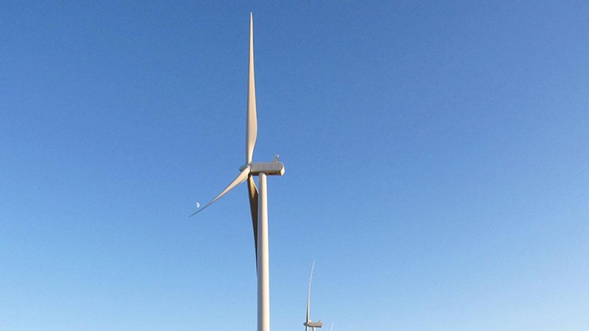 El parque cuenta con diez turbinas de dos megavatios de potencia cada uno de ellos.-ECB